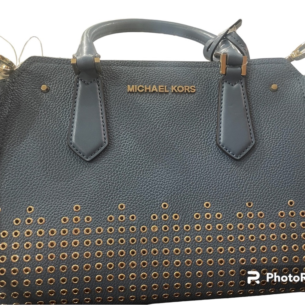 Michael Kors Baby blue satchel crossbody purse NWT $348 - Picture 4 of 4